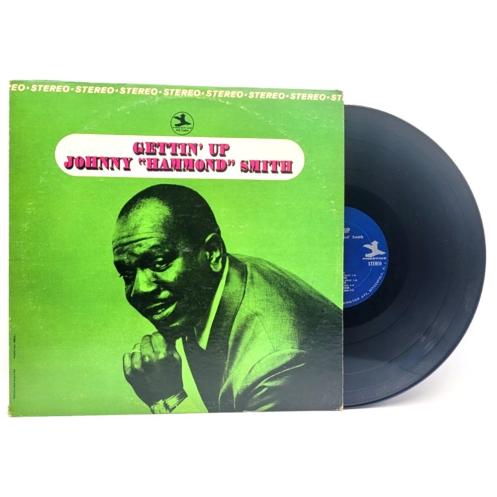 JOHNNY "HAMMOND" SMITH -  GETTIN' UP - JAZZ LP RECORD PRESTIGE VAN GELDER ETCHED